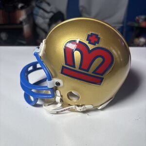 1998 Riddell London/England Monarchs WLAF Football team Mini Helmet European